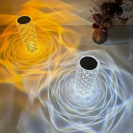 Lampe de Table Rose Cristal